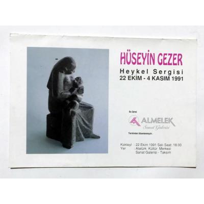 Hüseyin GEZER - Almelek Sanat Galerisi - Sergi broşürü