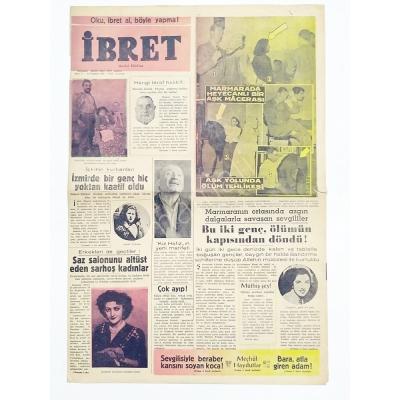 İbret verici hadise gazetesi / 23 Temmuz 1952 - Eski Gazete
