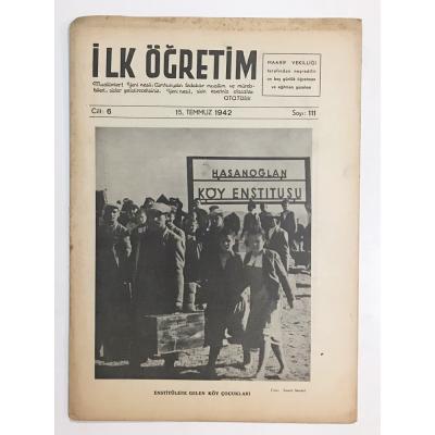 İlk Öğretim Dergisi Sayı:111 / 1942 - Dergi