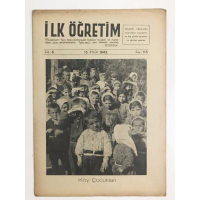 İlk Öğretim Dergisi Sayı:115 / 1942 - Dergi