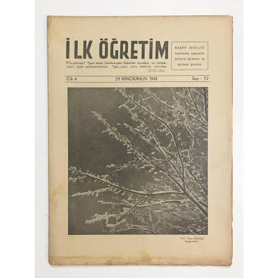 İlk Öğretim Dergisi Sayı:72 / 1941 - Dergi