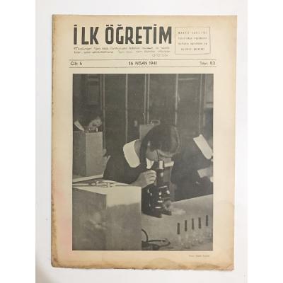 İlk Öğretim Dergisi Sayı:83 / 1941 - Dergi