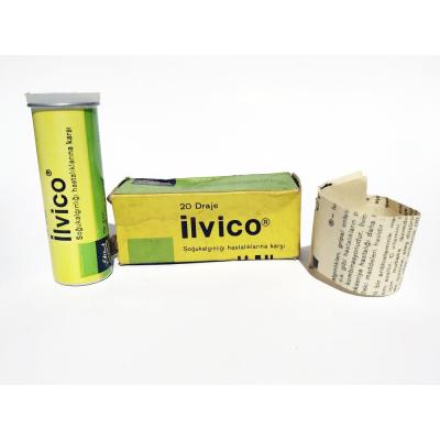 İlvico / Merck ilaç - Eski İlaç Şişeleri