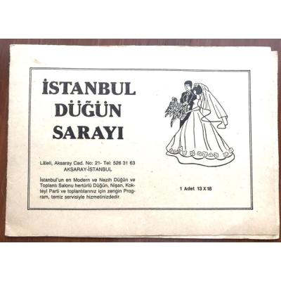 İstanbul Düğün Sarayı AKSARAY - Fotoğraf Kabı
