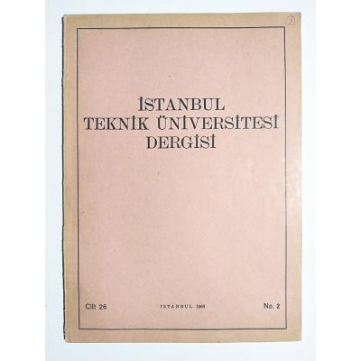 İstanbul Teknik Üniversitesi Dergisi Sayı:2 / 1968  - Dergi