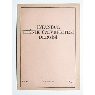 İstanbul Teknik Üniversitesi Dergisi Sayı:4 / 1972 - Dergi