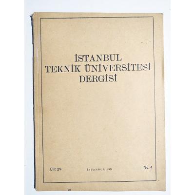 İstanbul Teknik Üniversitesi Dergisi Sayı: 4 / 1966 - Dergi