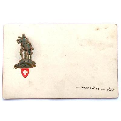 İsviçre, gofre kartpostal