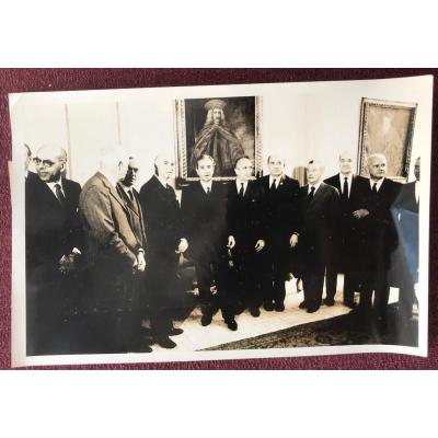 İtalya'nın Orta Doğu Büyükelçileri, Aldo MORO ile birlikte - 13x18 fotoğraf
