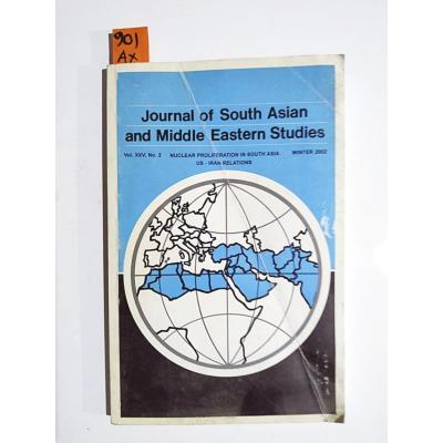 JOURNAL OF SOUTH ASIAN AND MIDDLE EASTERN STUDIES / Kitap
