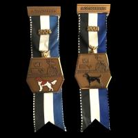 Jagdschiessen - Avcılık temalı, 5 adet madalya