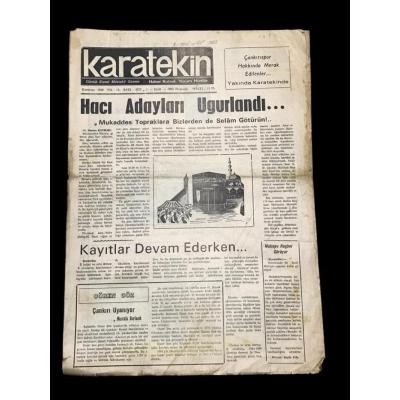 Karatekin gazetesi / Çankırı - 1.9.1983
