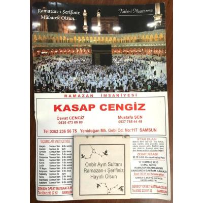 Kasap Cengiz - Ramazan İmsakiyesi + 1 aylık yaprak takvim