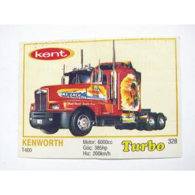 Kent Turbo sakızları, Kenworth No:328 - Sakız kağıdı