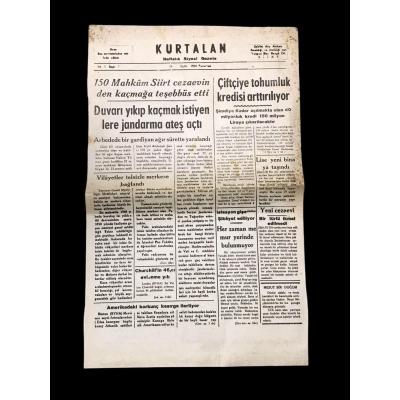 Kurtalan Gazetesi - 20 Eylül 1954