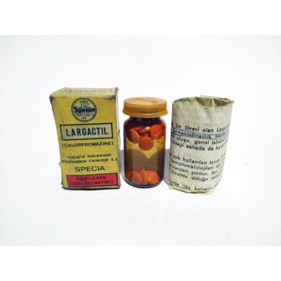 Largactil / Eczacıbaşı - Eski İlaç Şişeleri
