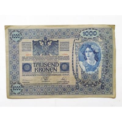 Avusturya Macaristan 1000 Tausend Kronen - Kağıt Para
