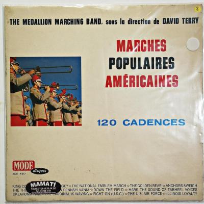 Marches Populaires Americaines / The Medallion Marching Band - David TERRY - LP Plak
