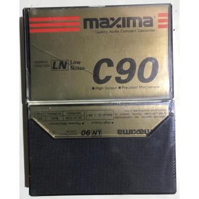 Maxima C90 - Ambalajında iki adet teyp kasedi