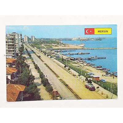 Mersin limanın genel görünüşü - Yurt Kartpostal 1532