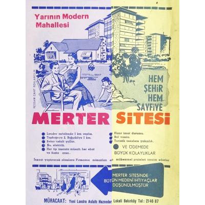 Merter Sitesi - Gazete, dergi reklamı