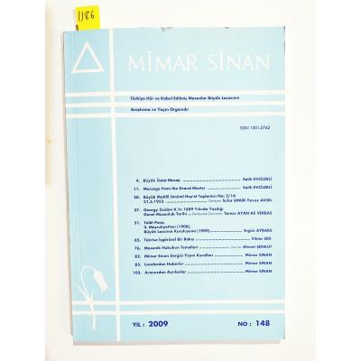 Mimar Sinan Dergisi - Sayı: 148