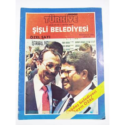 Modern Türkiye dergisi - Şişli  Belediyesi Özel sayısı