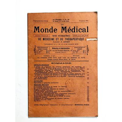 Monde Medical Dergisi Sayı:684 1926 - Dergi