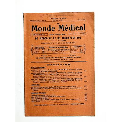 Monde Medical Dergisi Sayı:732 1928 - Dergi