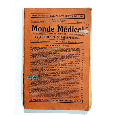 Monde Medical Dergisi Sayı:767 1930 - Dergi