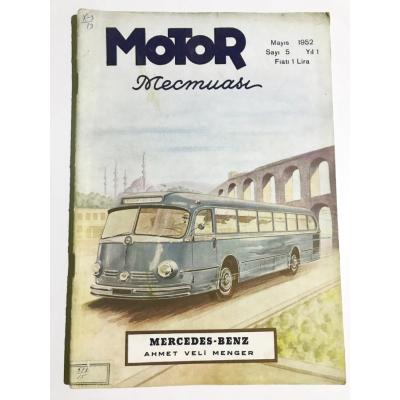 Motor Mecmuası Mayıs 1952 / Mercedes Benz - Ahmet Veli MENGER / Dergi
