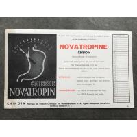 Novatropine - Chinoin 1943 yılı, kurutma kağıdı takvim
