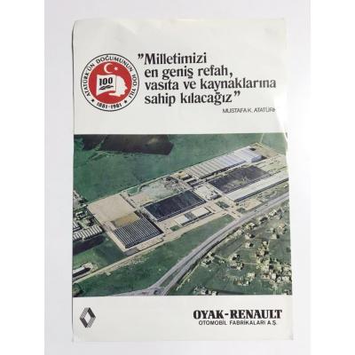 Oyak Renault Otomobil Fabrikaları / Teknik broşür
