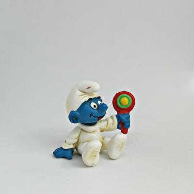 Şirin Bebek - Şirinler / Baby Smurf - The Smurf - Peyo 2004 - Made in Germany / Oyuncak Figür
