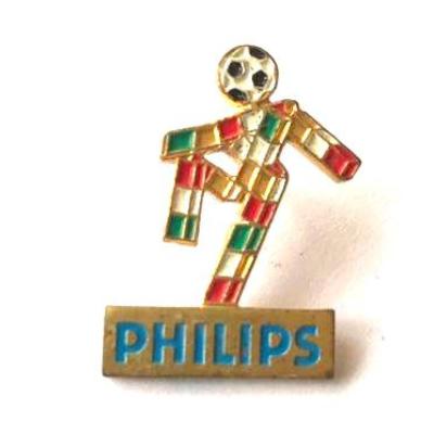 Philips - Futbol temalı rozet