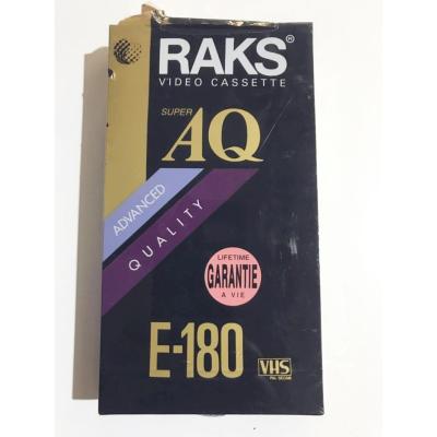 Raks Süper AQ E-180 Vhs / Ambalajında video kaset