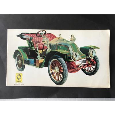 Renault 1908 - Açılır kartpostal