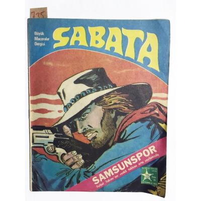 SABATA / Büyük Maceralar Dergisi Sayı.30 - Samsunspor posterli