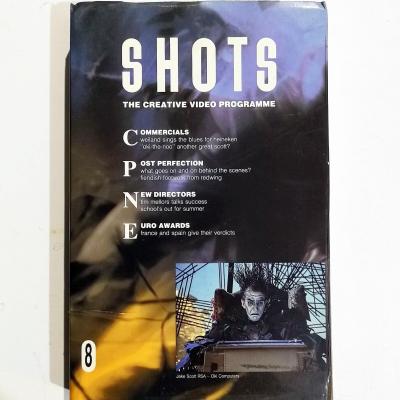 SHOTS No.8 - The Creative Video Programme  VHS Kaset