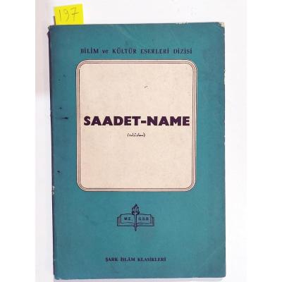 Saadet-Name / Nasır-ı HÜSREV - Kitap