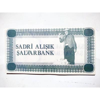 Sadri ALIŞIK - Şalvarbank / Film parası