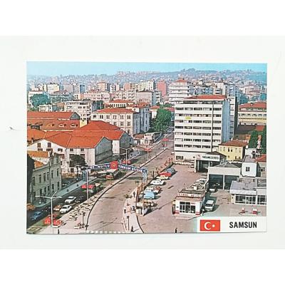 Samsun Ana caddelerden biri / Güvenli kırtasiye - Kartpostal