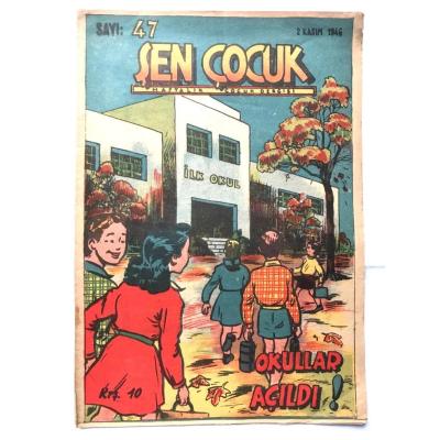 Şen Çocuk dergisi Sayı:47 Kasım 1946