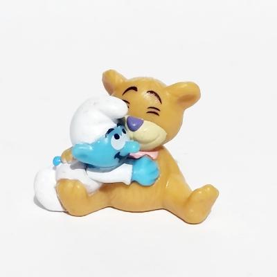 Şirinler - Smurfs - Şirin bebek ve ayı / Oyuncak figür