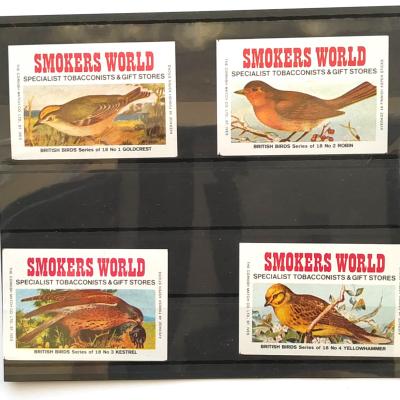 Smokers World / Kuşlar - Kibrit etiketi