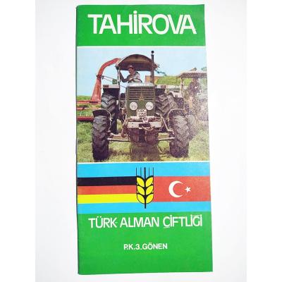 Tahirova Türk Alman Çiftliği - Gönen / Broşür