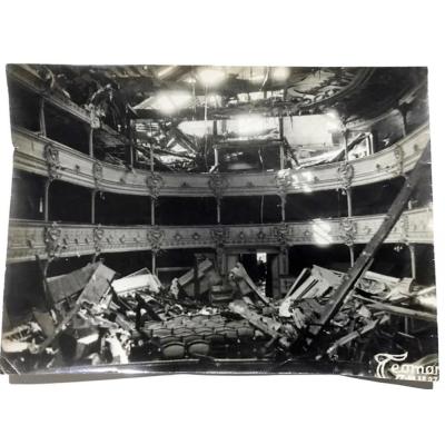 Tepebaşı Tiyatrosu, yangın sonrası fotoğraf - 18x24