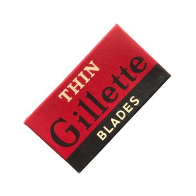 Thin Gilette Blades - Jilet Kutusu / İçerisinde 4 adet kullanılmamış jilet var