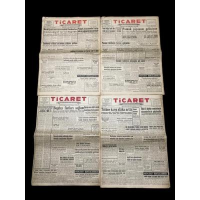 Ticaret gazetesi, 1955 tarihli - 4 adet
