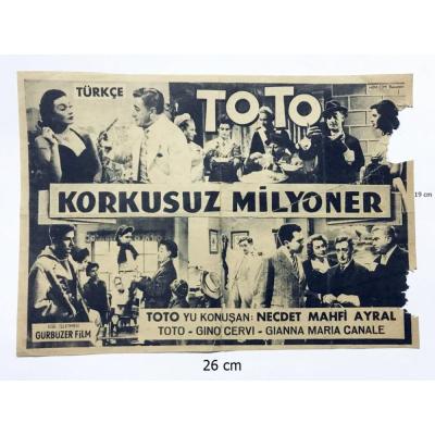 Toto Korkusuz Milyoner - Necdet Mahfi Ayral / Gürbüzler Film - Reklam